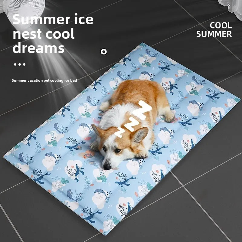 Cartoon Print Summer Cooling Mat for Dogs - MyPetDollar.com