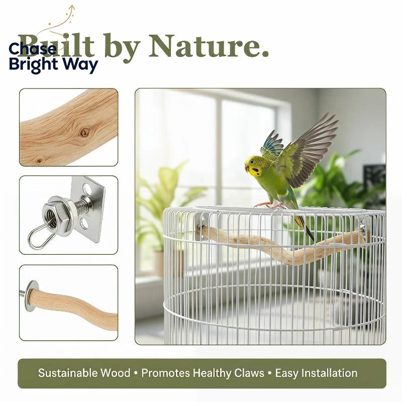Parrot Perch Fork Branch Tree Stick Bird - MyPetDollar.com