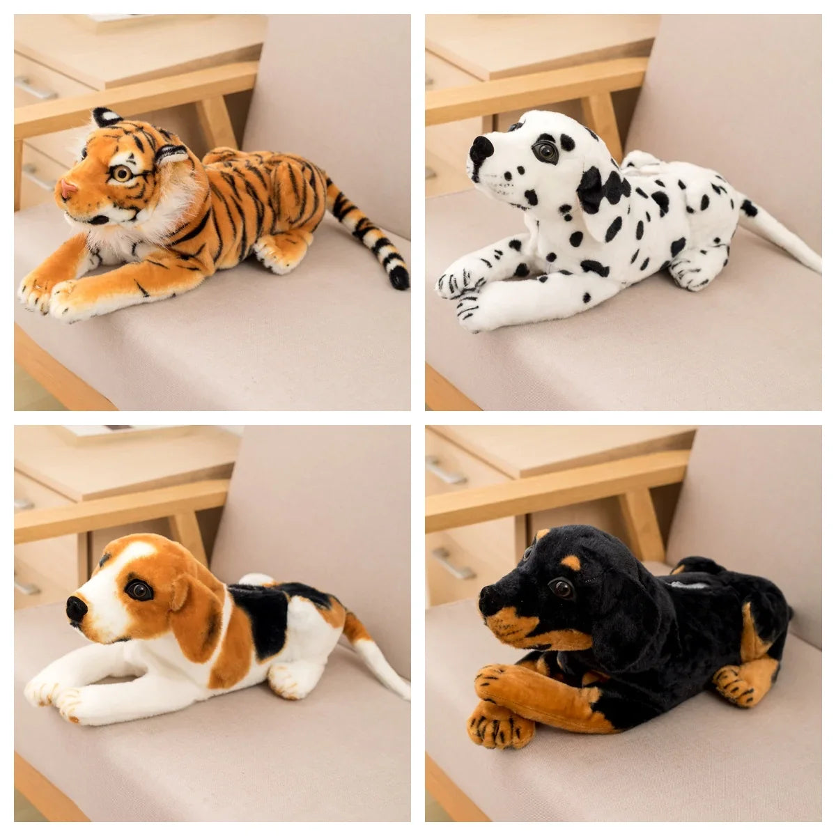 Creative Lifelike Animal Tissue Box Plush - MyPetDollar.com