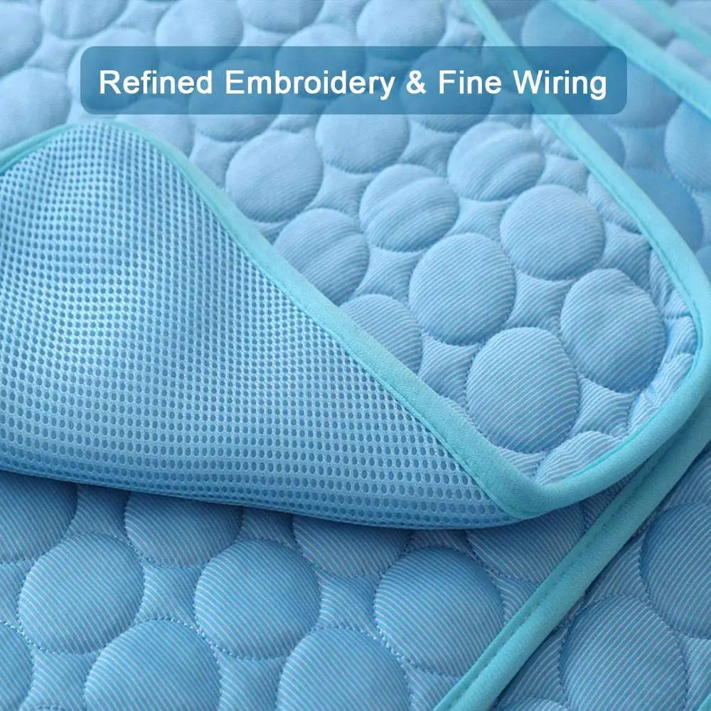 5 sizes Cushion Cool Ice Silk Cold Bed - MyPetDollar.com