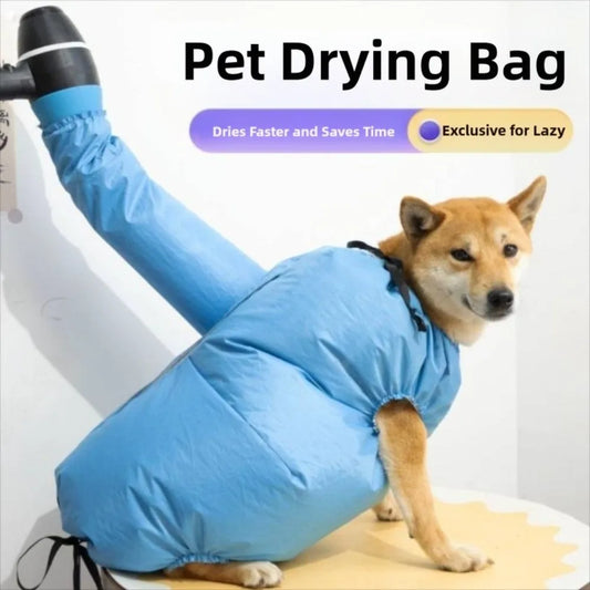 Foldable Pet Drying Bag Quick Drying - MyPetDollar.com