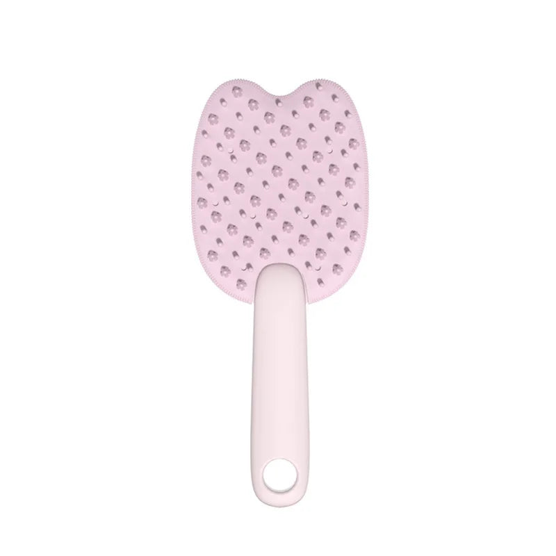 Massage & Deshedding Brush 2 in 1 – Pet Hair Remover Grooming – 3 Colors