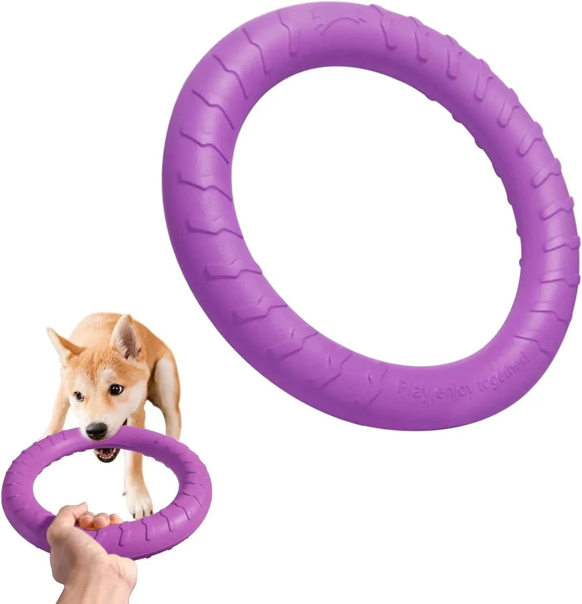 Durable Dog Flying Disc Chew Toy - Floating - MyPetDollar.com