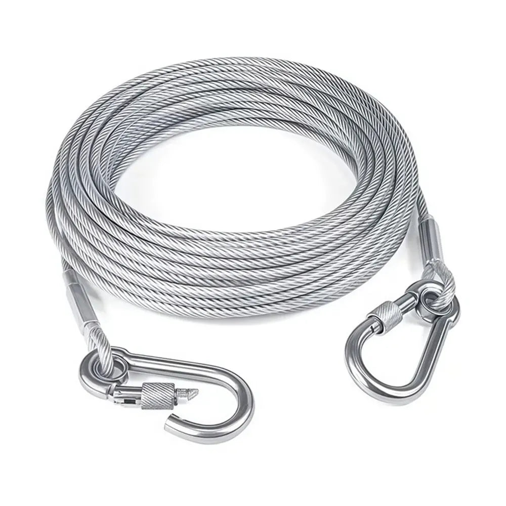 Reflective 2 5 10m Stainless Double Steel Heavy-duty for Dogs