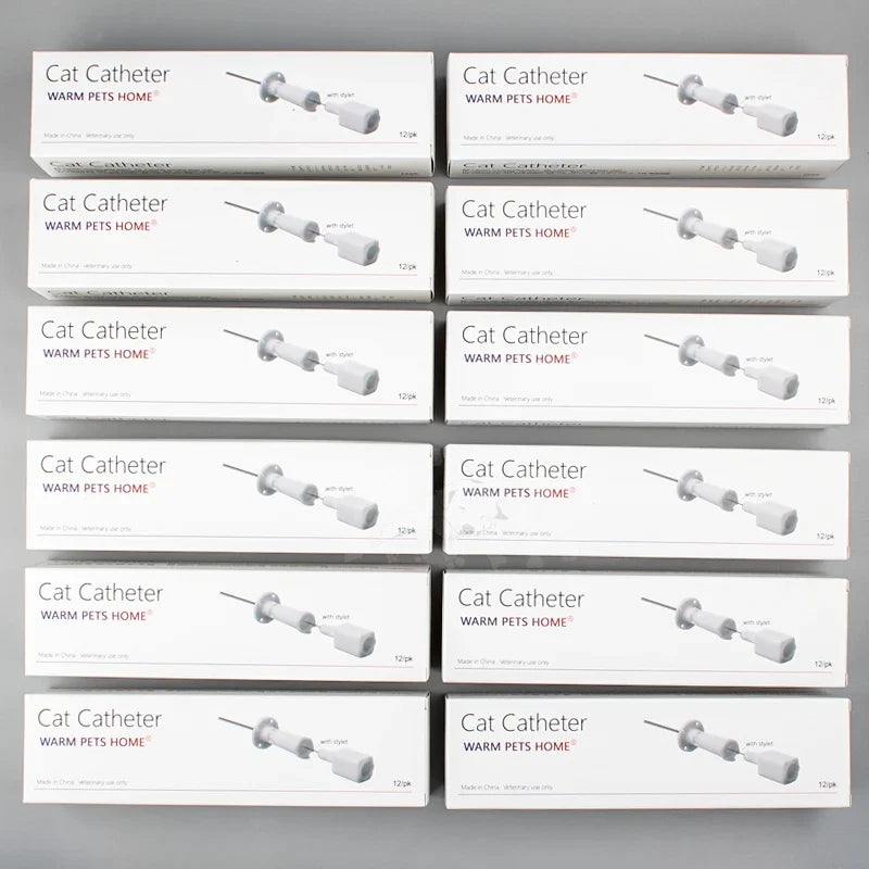 12pcs/48pcs/72pcs Cat Urinary Catheter With - MyPetDollar.com
