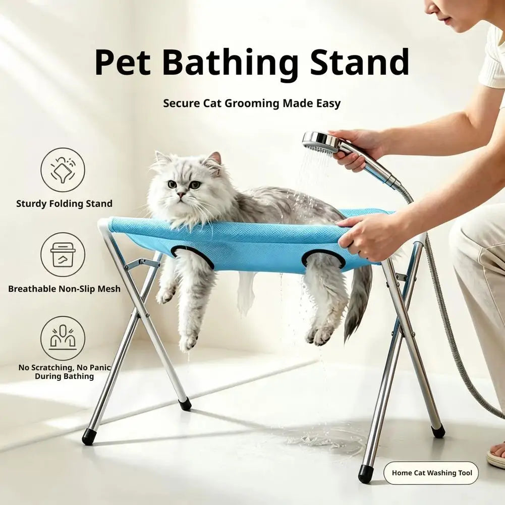 Foldable Pet Grooming Hammock Stand For - MyPetDollar.com