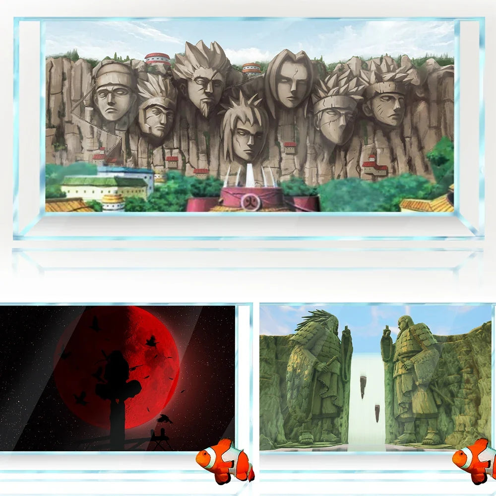 Aquarium Background Sticker - Ninja Cartoon - MyPetDollar.com
