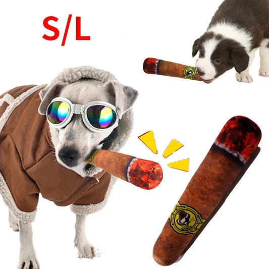 Dog Bite Toy Simulation Cigar Funny - MyPetDollar.com