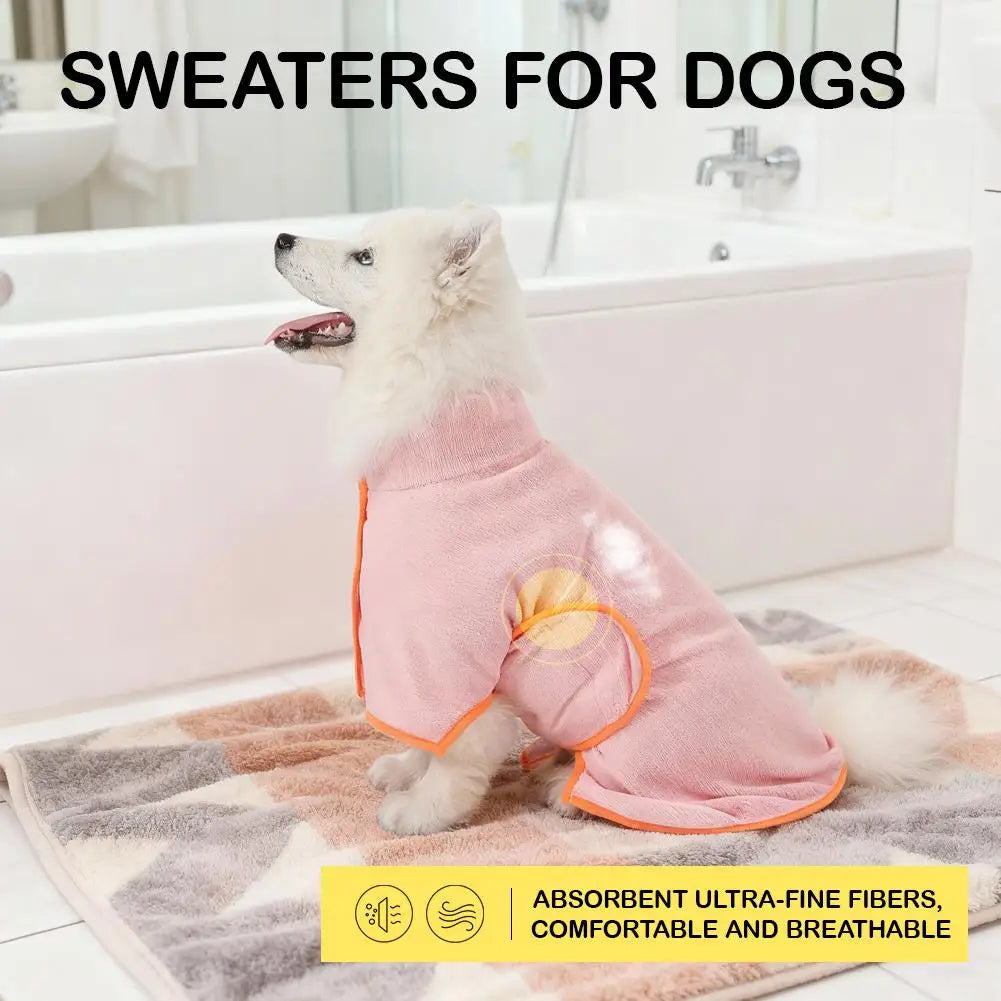 Microfiber Pet Dog Bath Robe Quick Dry - MyPetDollar.com