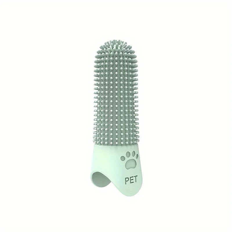 Durable 360° Soft Silicone Pet Finger Toothbrush
