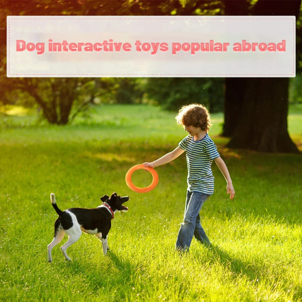 1pc Orange Dog Toys Pet Flying Disk Training - MyPetDollar.com