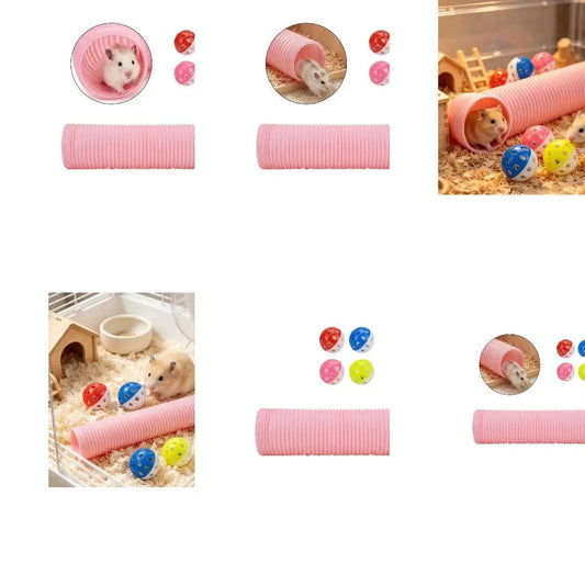 Small Animal Tunnel Toy, Flexible Crawl Tube - MyPetDollar.com