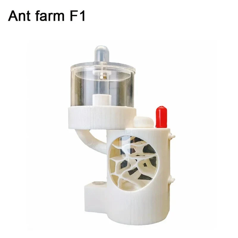 3D Print Three-dimensional Ant Farm with External Water Food Feeder
