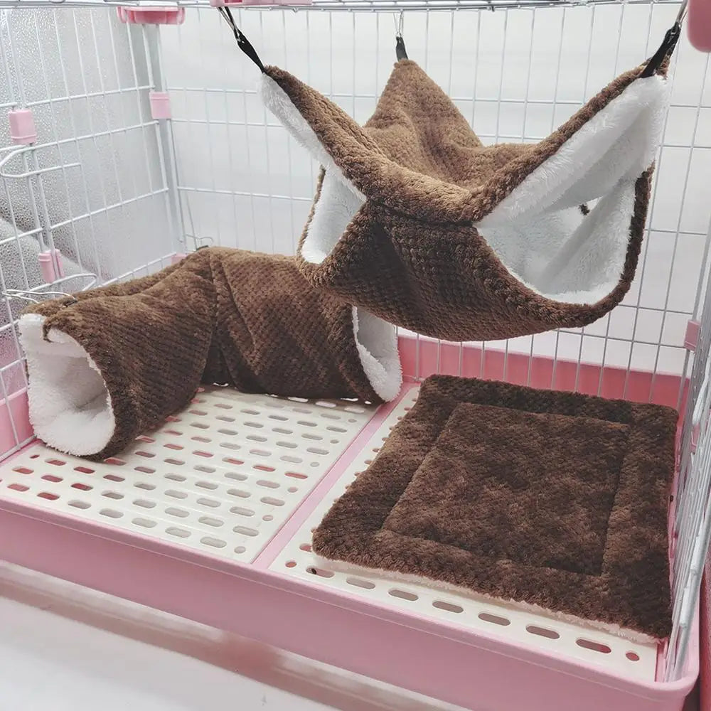 Hamster Nest Winter Bed House Shed Hanging - MyPetDollar.com