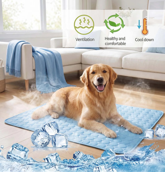 Dogs Self Cooling Mat Pet Cat Cooling Mat - MyPetDollar.com