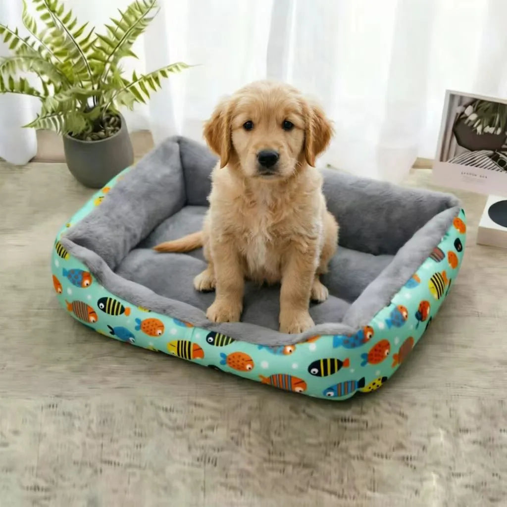 Pet Mattress Gray Soft Dog Bed Warm Sleeping - MyPetDollar.com