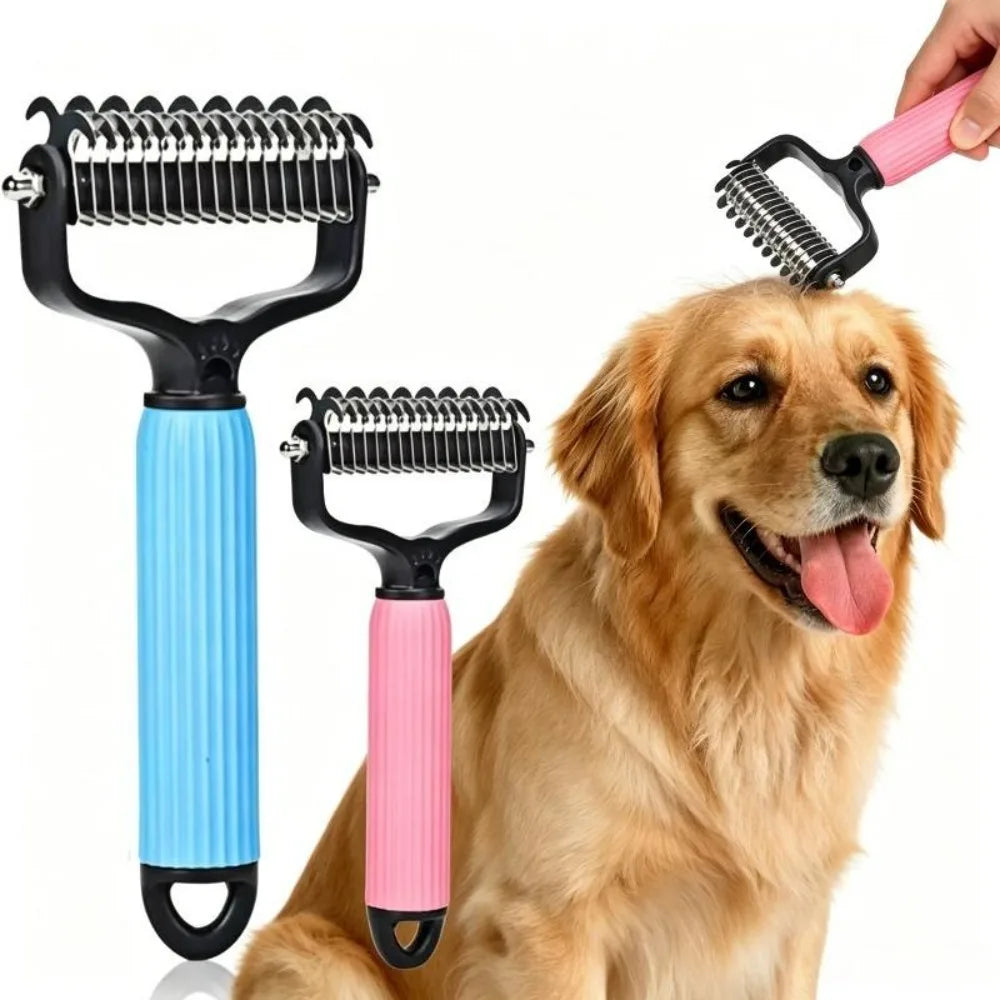 Dual Sided Stainless Steel Pet Grooming Comb - MyPetDollar.com