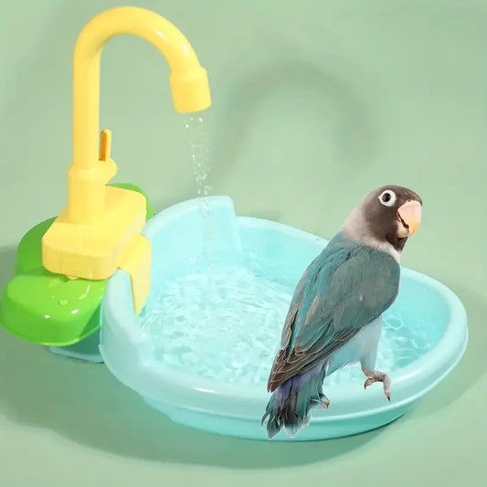 Parrot Automatic Shower Pet Bird Bath Cage - MyPetDollar.com