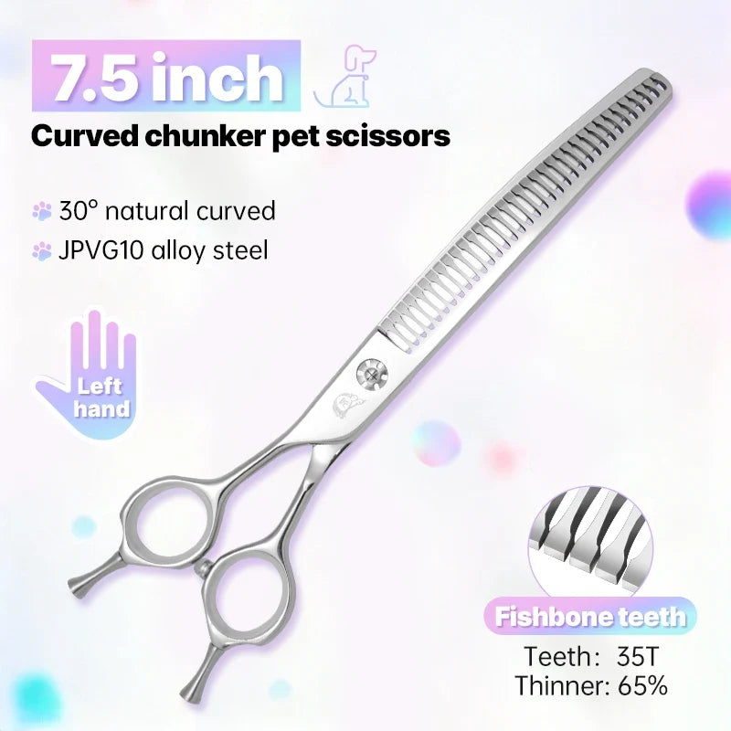 Crane 7. 5inch High-end Left Hand Dog Grooming Scissors – Dog Supplies