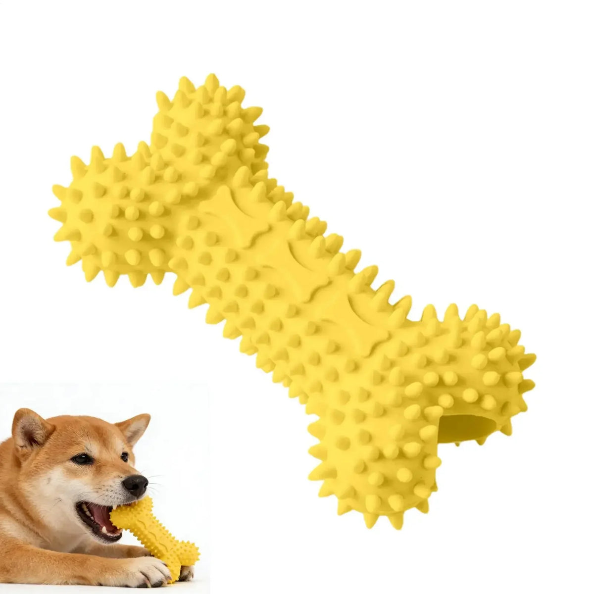 1Pcs/2Pcs Dog Chew Toys Set Spiky Bone & - MyPetDollar.com