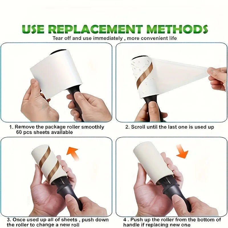 Pet Hair Sticker Roller Super Bonding, 60 - MyPetDollar.com