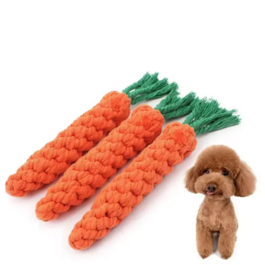 Cotton Rope Weaving Carrot Pet Toy for - MyPetDollar.com