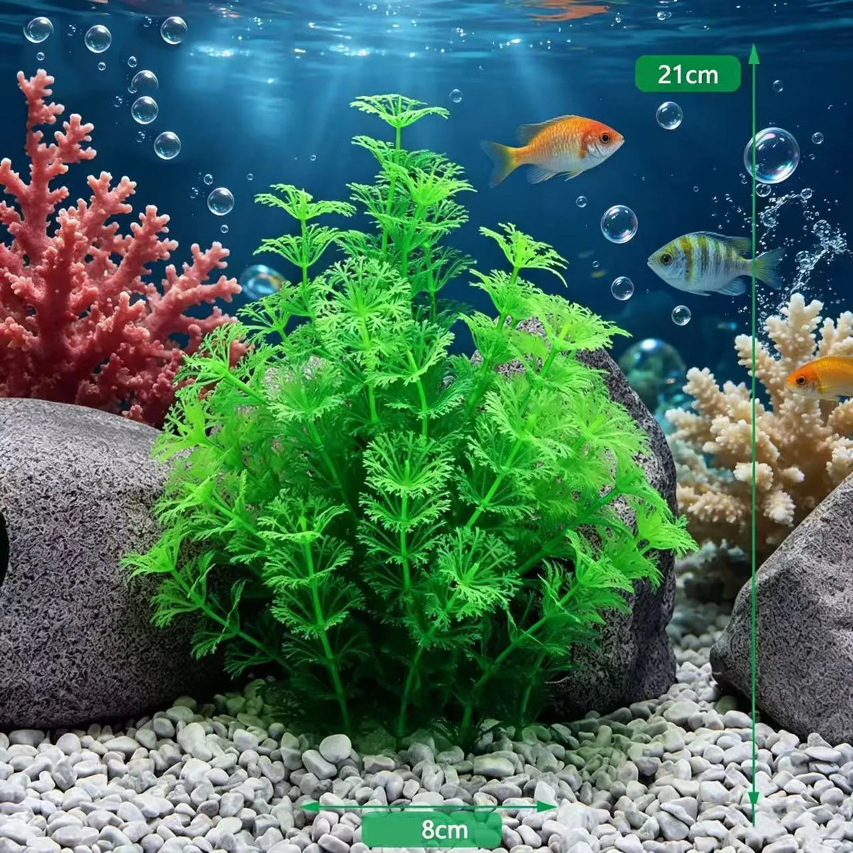 Plastic Artificial Aquarium PVC Plants - MyPetDollar.com