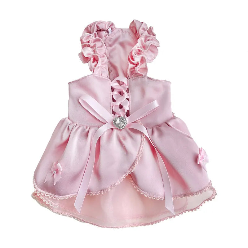 Puff skirt haute couture wedding dress - MyPetDollar.com
