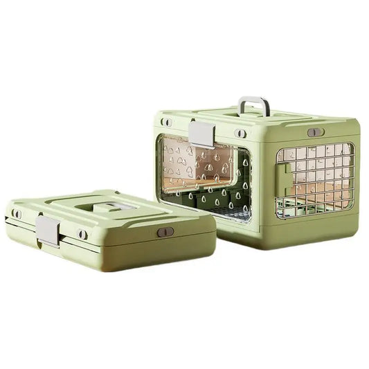 Portable Foldable Transparent Pet Carrier - MyPetDollar.com