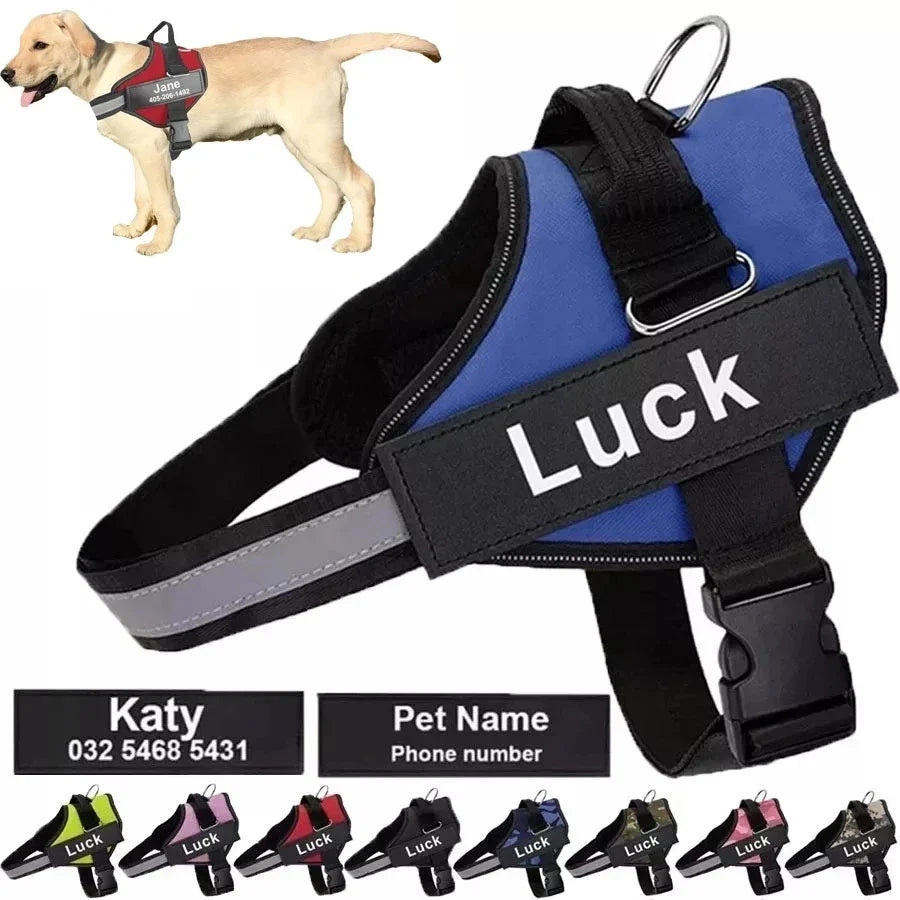 Dog Harness Vest ID Patch Customized - MyPetDollar.com