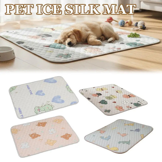 Pet Ice Silk Mat Summer Pad Mat For Dogs - MyPetDollar.com