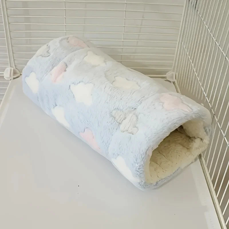 Warm Small Pet Tunnel Bed Plush Hamster Hanging Hammock