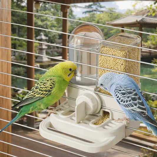 Bird Cage Bowl Large Capacity Automatic Bird - MyPetDollar.com