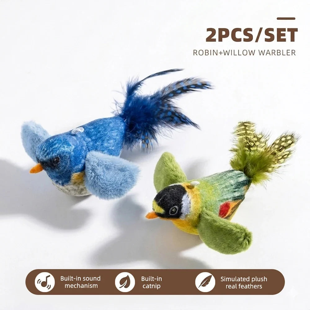 3pcs Indoor Interactive Birds Toy for Cat - MyPetDollar.com