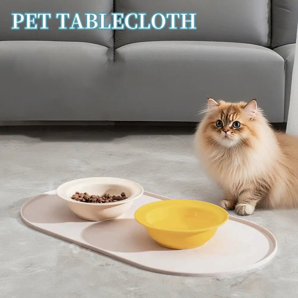 Cat Feeding Mat with Non-Slip Waterproof - MyPetDollar.com