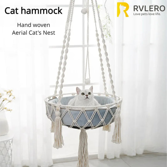 Winter Pet Hammock Cat Swing Hand Woven - MyPetDollar.com