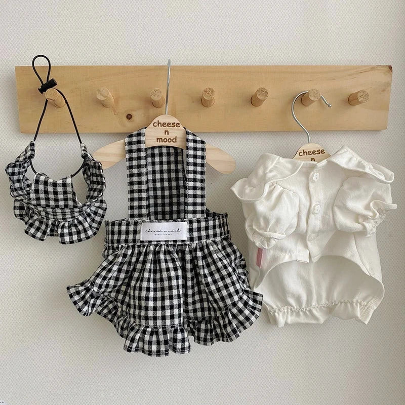 Dog Clothes Summer Luxury Pet Plaid Striped - MyPetDollar.com