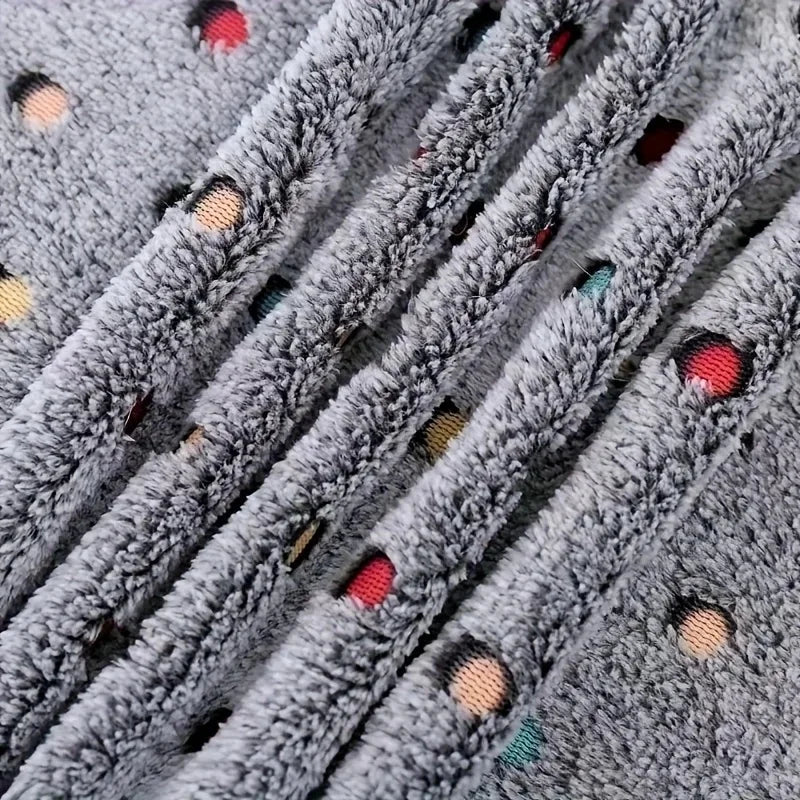 3PCS Soft Fluffy Pet Blanket Cute Dot - MyPetDollar.com