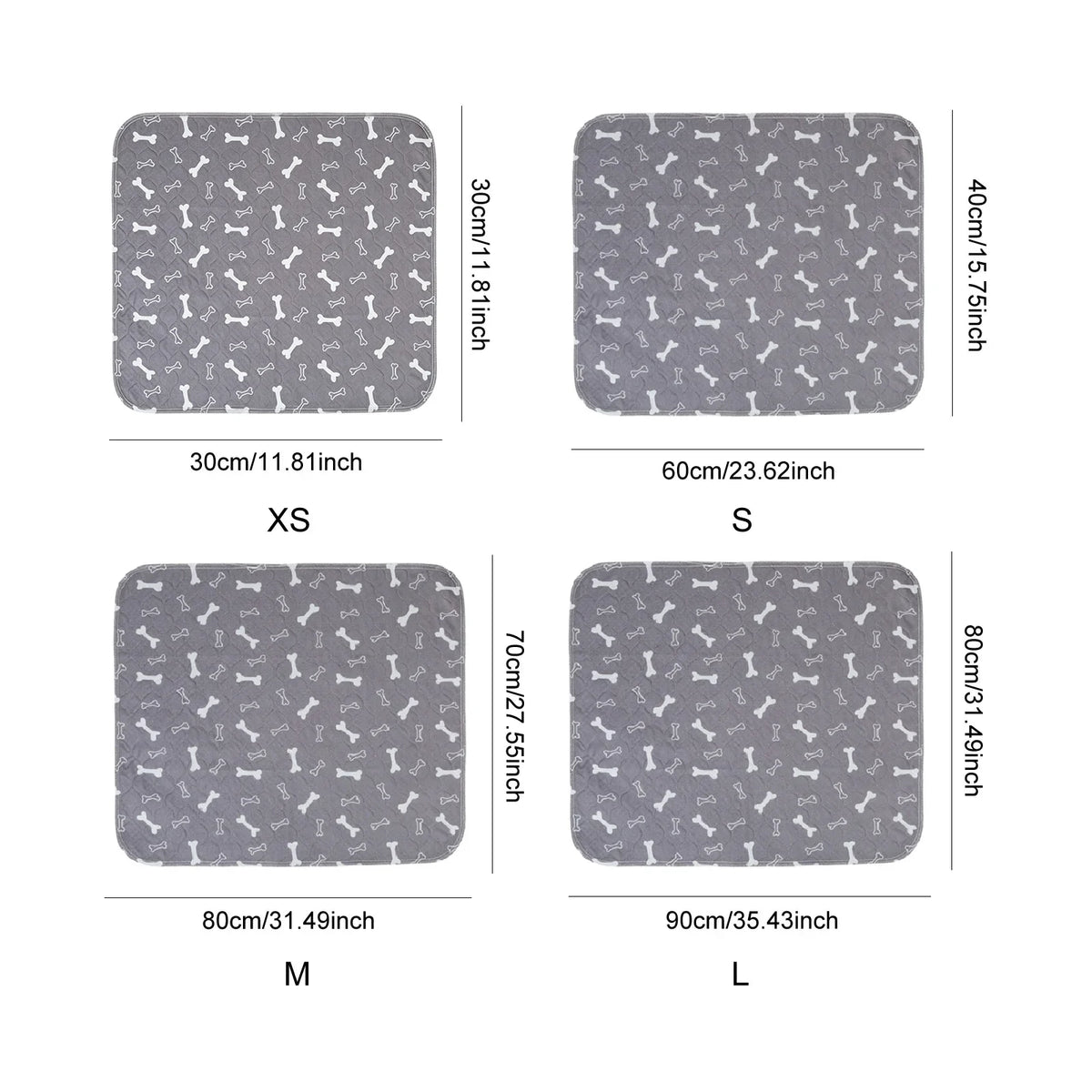 Printed Washable Dog Pee Pad Anti-Slip Pet - MyPetDollar.com