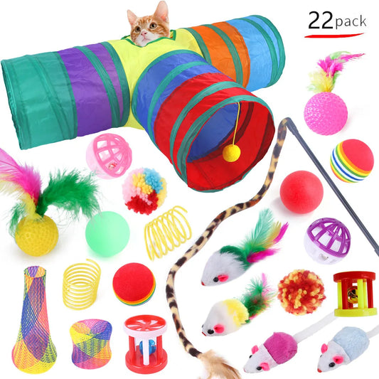 Cat Toys Mouse Shape Balls Foldable Cat Play - MyPetDollar.com
