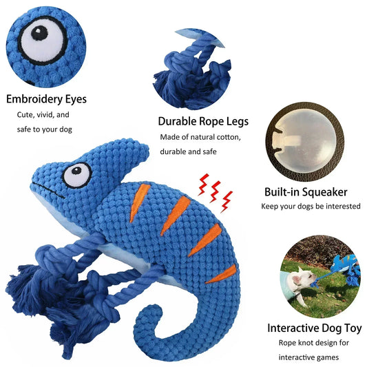 Dog Toys for Small Large Dogs Chameleon - MyPetDollar.com