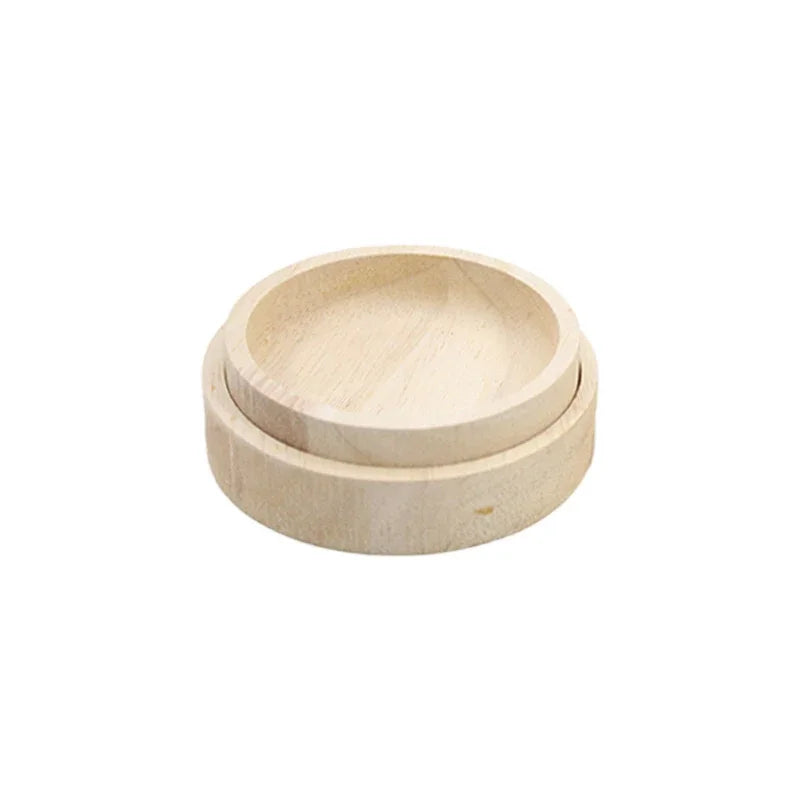 Smooth Wooden Hamster Feeding Bowl Hamster - MyPetDollar.com