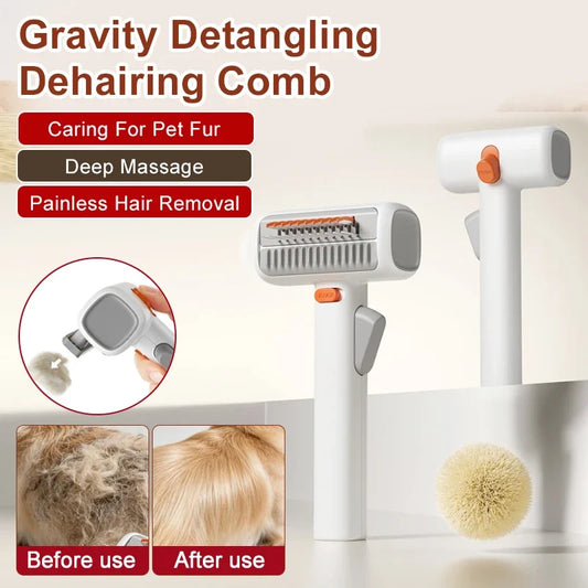 2-in-1 Pet Dematting Deshedding Comb - MyPetDollar.com