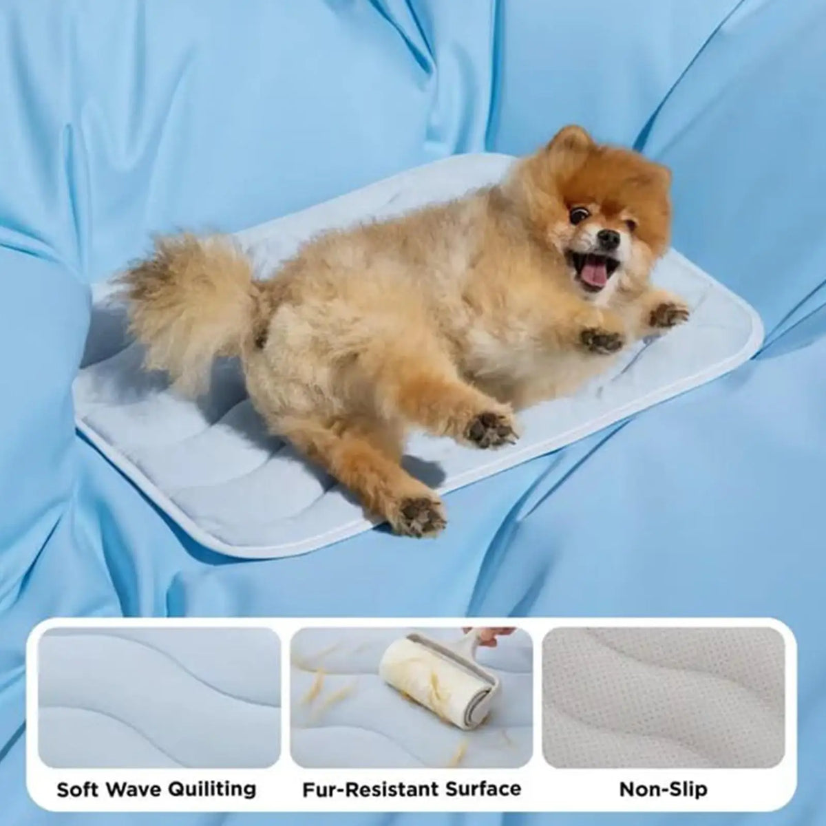 Cooling Dog Bed Summer Breathable Washable - MyPetDollar.com