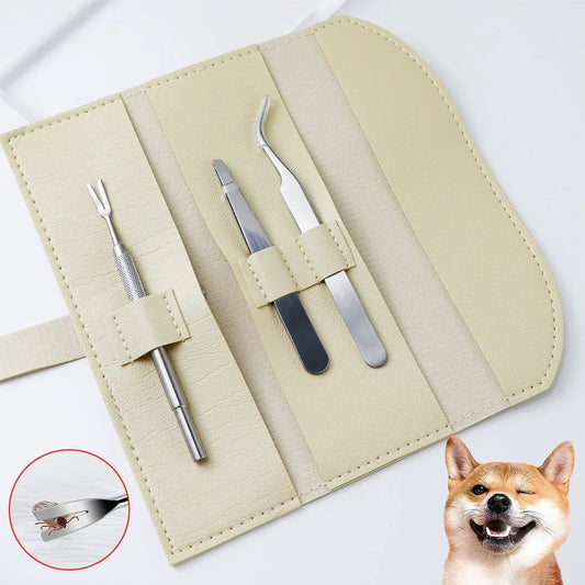Stainless Steel Tick Remover, Pet Dog Flea - MyPetDollar.com