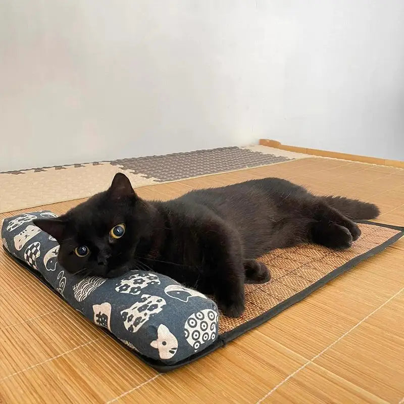 Dog Self Cooling Bed Mat Non-Toxic Ice Silk - MyPetDollar.com