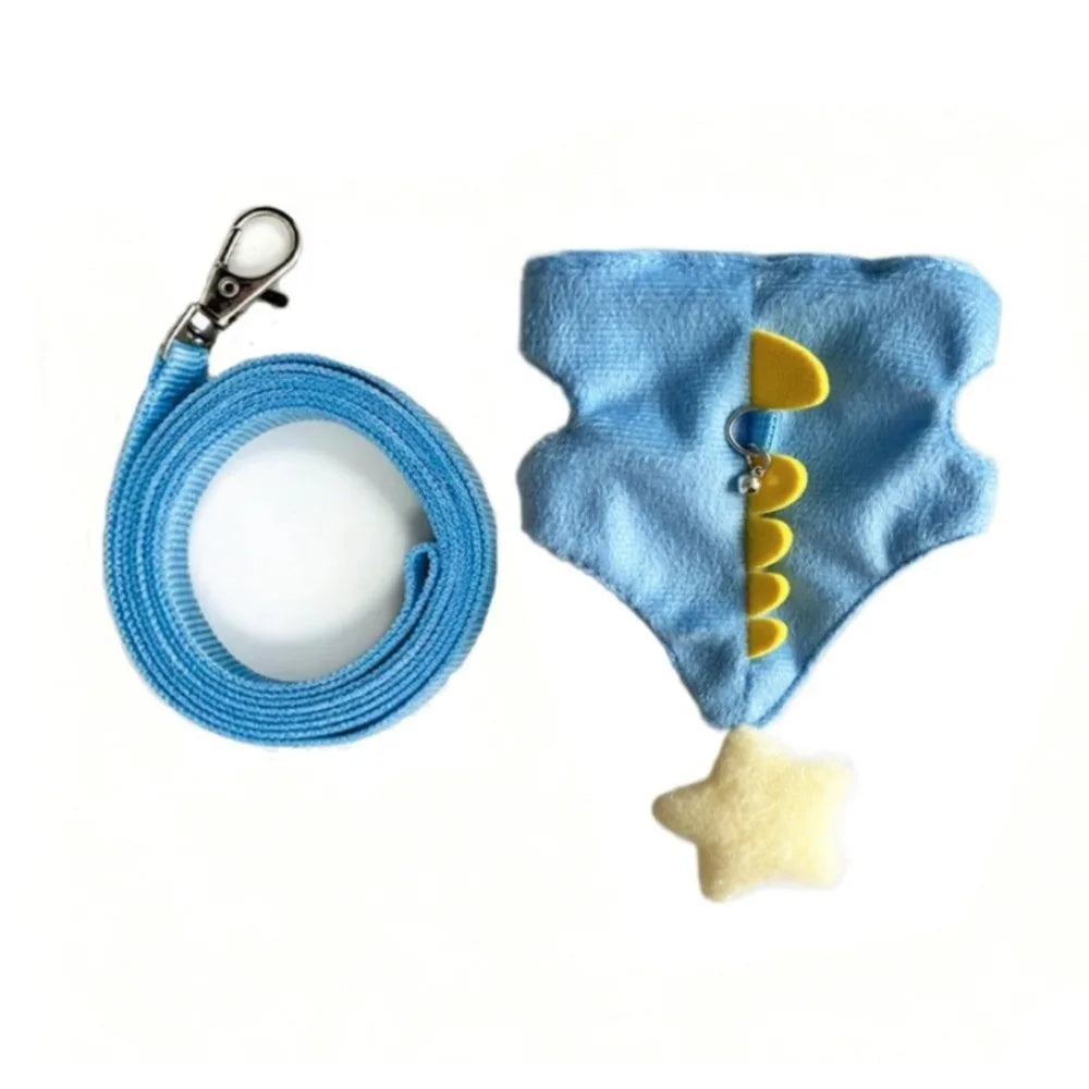 Cute Cartoon Ferret Vest Harness – Small Pet Supplies