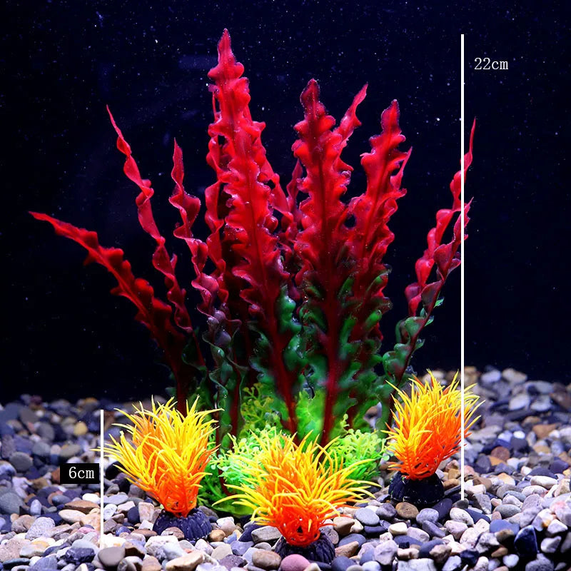 Artificial Water Plant Flower Set Sight of - MyPetDollar.com