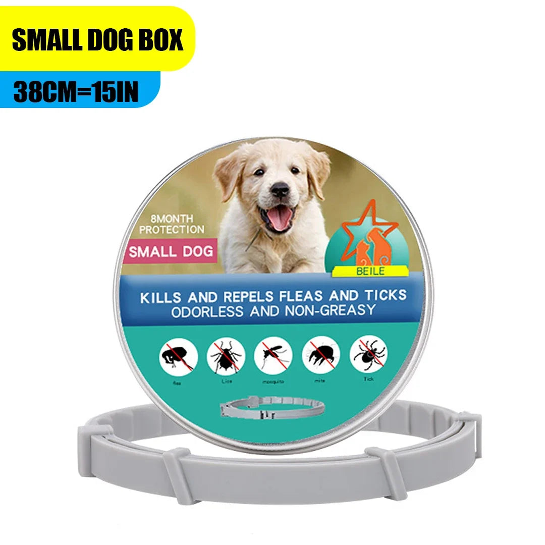 Dog Anti Flea and Tick Collars Pet 8 Month Protection – 6 Colors