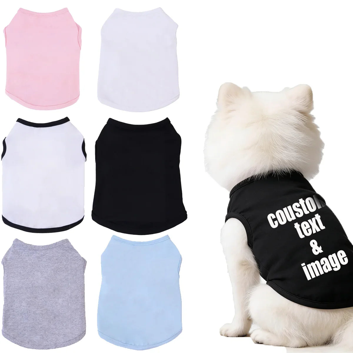 Customized Pet Vests Breathable Summer - MyPetDollar.com